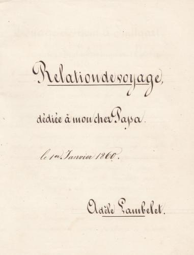 Un voyage à Stuttgart en 1859