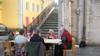 <p>Causerie de Jean-Pierre Jelmini à la Foire du Livre du Locle. Septembre 2007.</p>